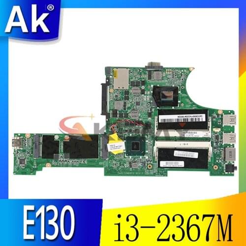 04W4188 DA0LI2MB8F0 i3-2367M For Lenovo ThinkPad Edge E130 Main Board Motherboard HM77 1.4GHz DDR3 Intel GMA HD 3000