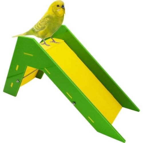 1Pc Pet Bird Slide Ladder Skill Trainng Educational Toy Bird Toy Slide Ladder For Trainng Parrot Pet Slide Bird Toy