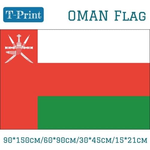 10PCS Flag 15*21cm 60*90cm 90*150cm Oman National Flag 30*45cm Car Flag