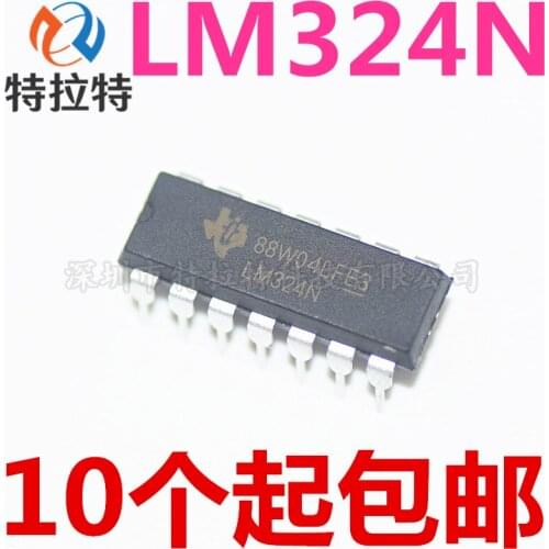 10pcs/lot LM324N DIP14 LM324 DIP DIP-14 new and original IC