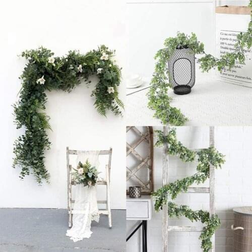 180cm Vivid Artificial Hanging Leaf Garland Plant Vine for Garden