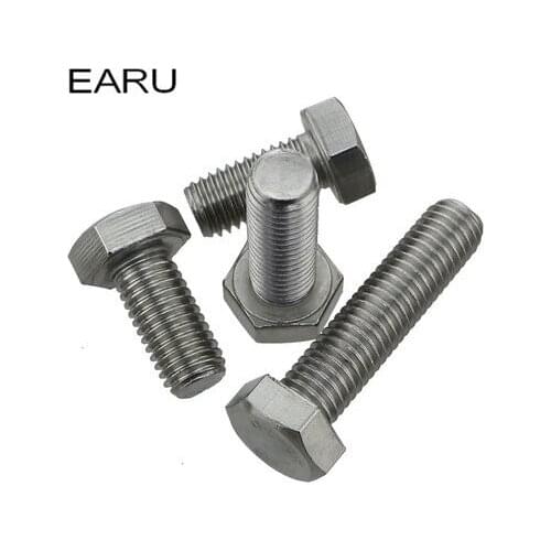 2 pieces M8*40 304 Stainless Steel Socket Anti-tooth Left External Hexagon Hex Hexagonal Head Cap Screws Screws Bolt