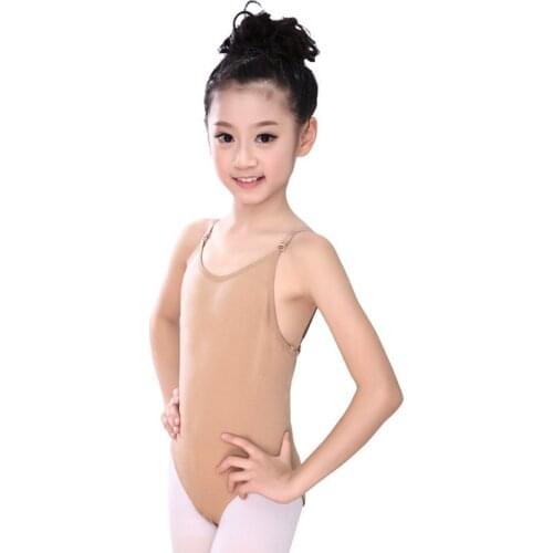 2019 Children Adult Sexy Seamless Camisole Skin Gymnastics Leotard Girls Kids Dance Ballet Underwear Nude Leotard Body Suit