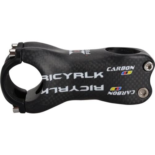 2021 Full Carbon Fiber Riser Stem MTB Road Bike 31.8mm Angle 6/17 Bicicleta Tallo Bicicleta Potencia