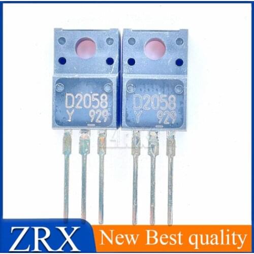 5Pcs/Lot Brand new original import D2058 TO-220F 2SD2058-Y 60V 3A 25W NPN