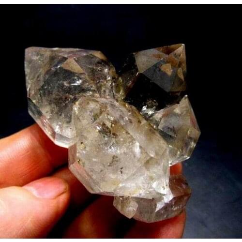 91g Elestial Skeletal Quartz Cluster Cluster - crystals and stones healing Mineral specimen Home Decor feng shui L0421