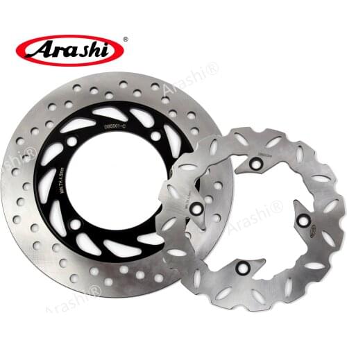 Arashi 1 Set Aluminum Front Rear Brake Disc FORESIGHT 250 2001 2002 2003 2004 2005 2006 2007 CNC Brake Rotors For HONDA