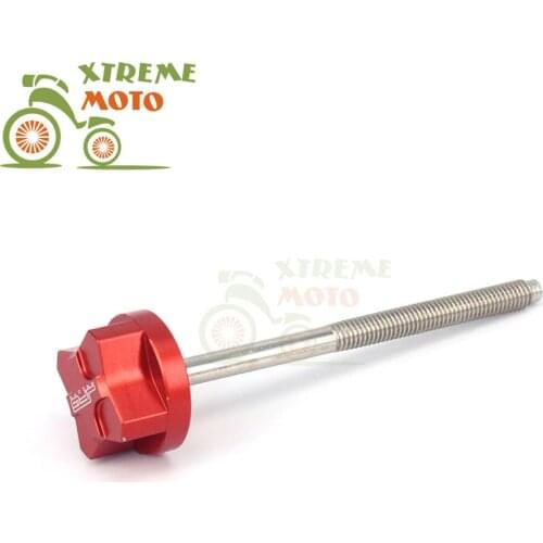 CNC MX Red Motorcycle Air Filter Box Bolt Screw Plug For HONDA CR125R CR250R 1985-2007 CR500R 1985-2001