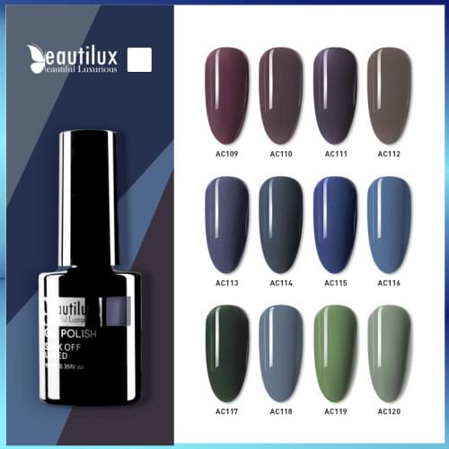 Beautilux Gel Nail Polish Summer Winter Dark Morandi Colors Soak Off UV LED Semi Permanent Nails Art Gels Varnish Lacquer 10ml
