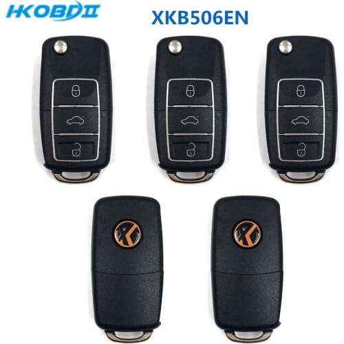 HKOBDII Xhorse VVDI Wire XK XKB506EN 3 Buttons Universal VVDI2 Car Key Remote for Xhorse VVDI Key Tool English Version