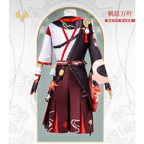 Game Genshin Impact Kaedehara Kazuha Cosplay Costume