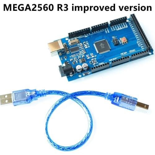 MEGA2560 R3 improved version with a set of data cables