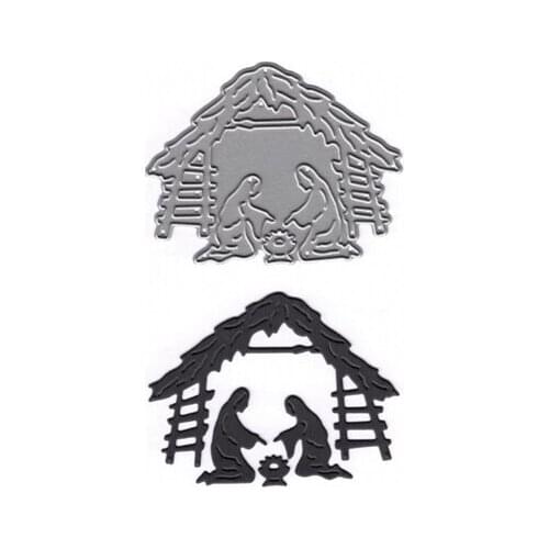 Mary Joseph And Baby Jesus Metal Cutting Dies Stencils For DIY Scrapbooking Decorative Embossing Suit Paper Card Die Cutting