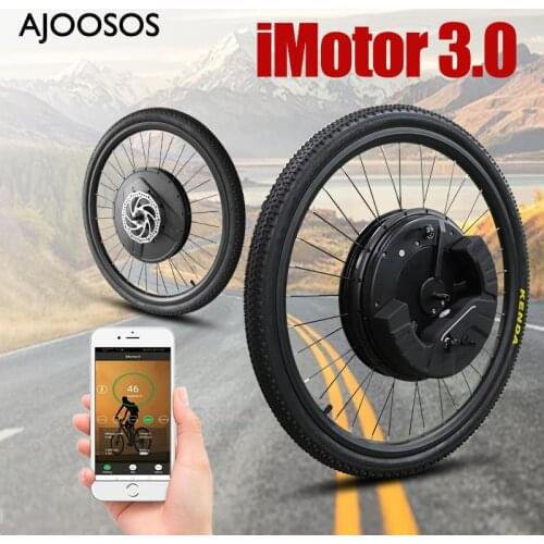 APP Control Imortor Ebike Kit 36V 350W Front Wheel Hub Motor 7.2AH Battery 40km/h Intelligent Electric Bike Conversion Kit