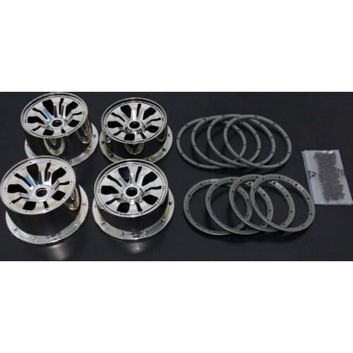 Baja 5B Chrome poison rim set