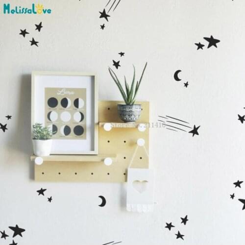 Sky Full of Meteors Wall Stickers Home Kids Baby Room New DIY Murals Removable Nursery Posters YT5913