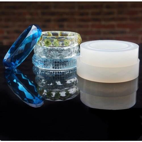 Silicone Resin Mold DIY Flat Surface Bracelet Bangle Resin Crafts Jewellery Epoxy Resin Mold For Jewellery Making Tools