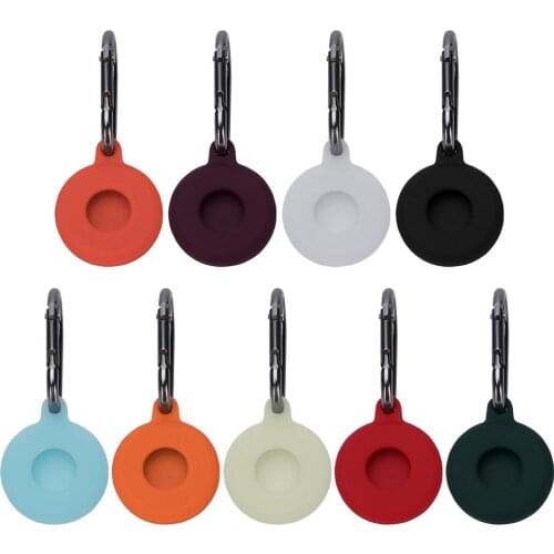 Anti Lost Device Silicone Case Protective Scratch-Proof Skin Cover Sleeve Keychain Tracker Protected Cases For Airtags