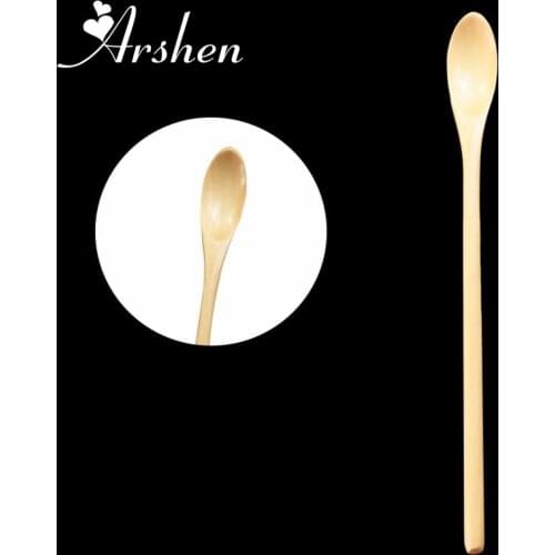 Arshen 19.7cm Coffee Scoop Handmade Wood Chashaku MatchaTea Scoops Retro Japanese Green Tea Ceremony Matcha Scoop Tea Sticks