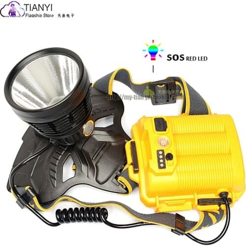 LED big light cup spotlight head-mounted flashlight P50 lamp beads strong light outdoor night fishing lighting headlight