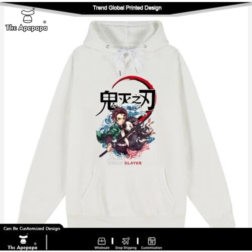 Hot Anime DEMON SLAYER Hoody Hoodie Hip Hop Sweatshirt Hoodie Harajuku Pullover Hoodie Unisex