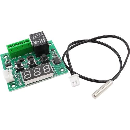 W1209 12V DC Mini Module Thermostat Temperature Controller Temperature Control Switch Heat Cool Temp Thermostat