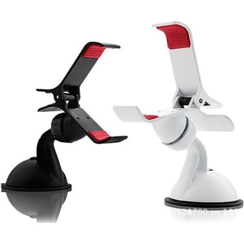 1pc ONLY Silicone Base Car Windshield Desk iPhone Holder Mobilephone Stand GPS PDA MP4 Ipad Car Mount 360 Degree Rotation