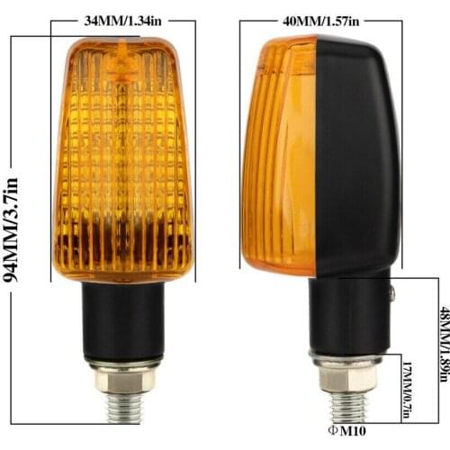 1PC Motorcycle Turn Signal Indicator Blinker Light For Univeral Moto And Some Electric Bike Turn Signal Warning Lamp