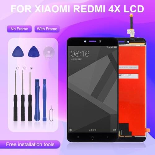 Catteny Promotion Display For Xiaomi Redmi 4X LCD With Touch Screen Digitizer Assembly With Frame Free Shipping With Tools