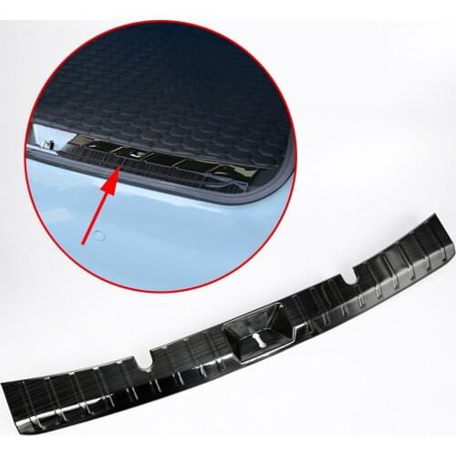 Accessories For Subaru XV Crosstrek XV 2018 Rear Tail Box Inner Bumper Lid Stripes Protect Cover Trim Exterior Parts Stainless