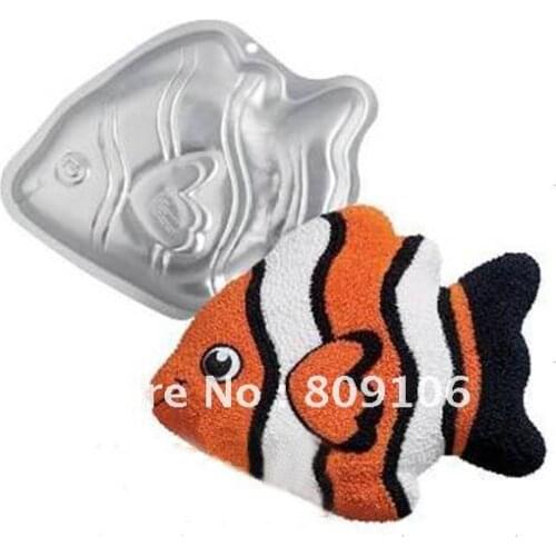 Clown fish-shaped cake mold /Aluminum alloy/cartoon,Size Large kitchen tools