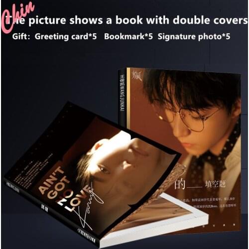 TFBOYS Wang Junkai Photobook Present Signature Photo Greeting card Bookmark Chinese Star Photo Album Fanshion Book Karry Wang PB