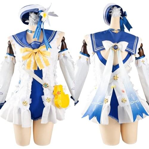 Genshin Impact Barbara Cosplay Costume Outfits Halloween Carnival Suit