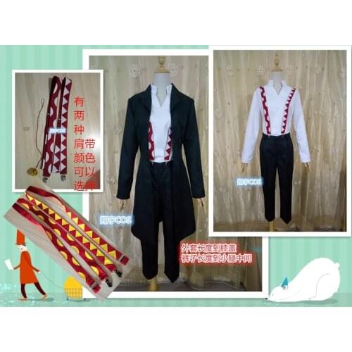 Hot Anime Tokyo Ghoul JUZO SUZUYA/REI Cosplay Costumes Fashion Uniform Suit Unisex Role Play Prop Clothing Custom-Mask Any Size