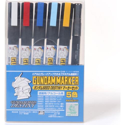 GSI Creos Mr.Hobby Gundam Marker GMS114 Seed Destiny Set HG MG PG Color Pen Model Kit