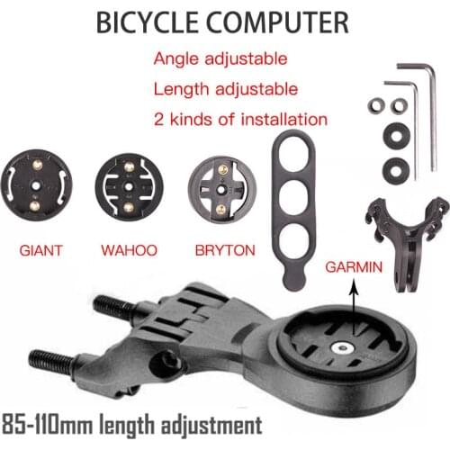 2022 New bike handlebar stem computer Mount support for Garmin Bryton wahoo Giant GoPro Light Camera bicycle Mounts Holder