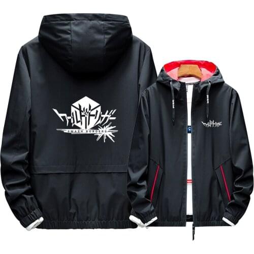 Summer Costume World Trigger Cosplay Role Replica Hoodie Printed Zipper Luminous Hot Sale Fashion Casual Sport Thin Jacket