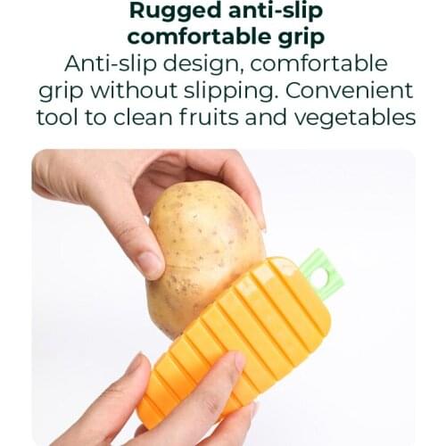 Multi-functional Cooking Kitchen Tools Protect Hand Dirt Clean Brushes Fruit Vegetable Brush for Potato Kitchen Home Gadgets