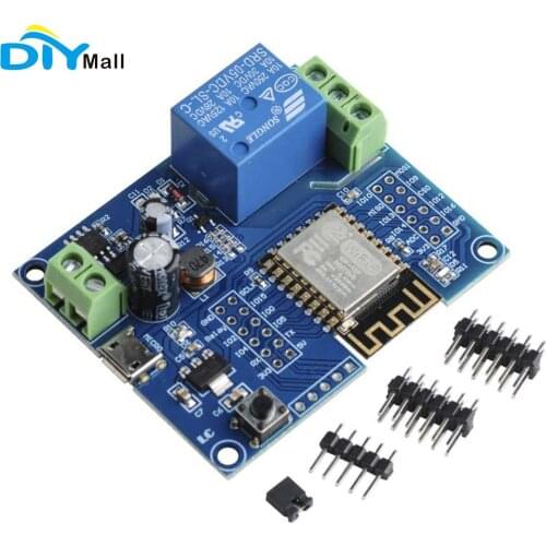 ESP8266 Single-channel WIFI Relay Module DC5-80V ESP-12F Development Board