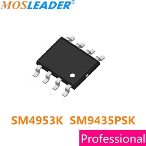 Mosleader 100PCS SOP8 SM4953K SM9435PSK SM4953 SM9435 P-Channel SM9435P High quality