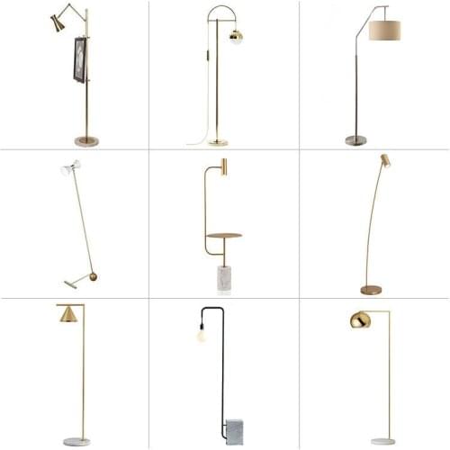 Nordic led glass floor lamp light ceiling lamparas de pie dining room bedroom