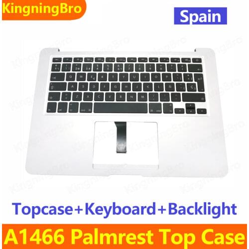 New Top Case Palmrest with SP Spain Keyboard For MacBook Air 13" A1466 Spanish TopCase with keyboard 2013 2014 2015