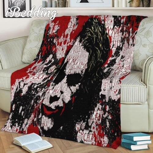 Skeleton Clown The Art of Blood Blankets Super Soft Printing Family Car and Sofa Fleece Blanket on The Bed Throws Office Quilts