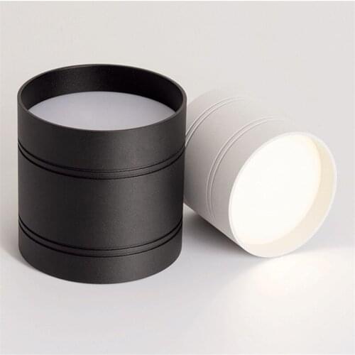 Dimmable round LED Downlights Surface Mounted COB 6W 9W12W15W20W LED Spot lights decoration Ceiling Lamp AC85- 265V Panel light