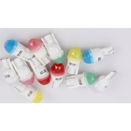 T10 W5W 3030 10 PCS 194 LED Ceramic White Yellow Green Bulbs 6000K for Dome Map Light Door Light 168 Bright LED Chips 1.5W12V