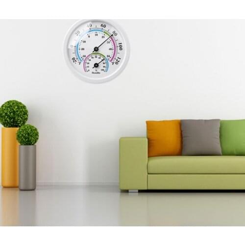 3" Thermometer Hygrometer Indoor - Humidity Gauge Meter Monitor Temperature and Humidity Monitor Weather High Precision R7UB