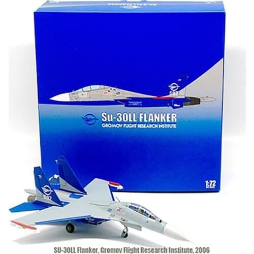 1:72 Scale SU-30LL Flanker, Gromov Flight 597# Diecast Airplane Plane Fighter Aircraft Model Toy Static Diecast alloy Model