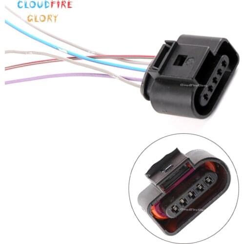 1J0973705 5 Pin VAG Air Flow Meter Wire Connector Plug For Volkswagen Passat Golf Je tta Tou areg For Audi A3 A4 A6 A8 Q7 TT