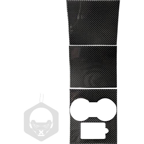 Car Carbon Fiber Center Console Wrap Kits Interior Stickers Decor Cover Fit for Tesla Model 3