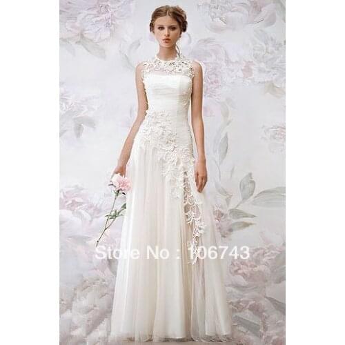 Free shipping 2016 new style best seiier Sexy bride wedding Custom size princess high embroidery dinner dress